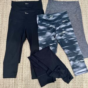 5 Pair Old Navy Cropped Leggings Large Petite